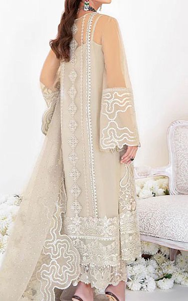 Light Grey Net Suit | Imrozia Pakistani Chiffon Dresses