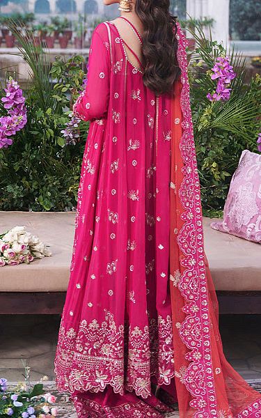 Imrozia Off-white Organza Suit | Pakistani Embroidered Chiffon Dresses USA- Image 3