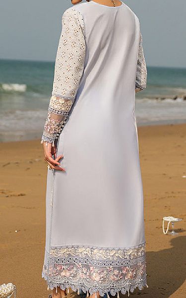 Imrozia Powder Blue Lawn Suit | Pakistani Lawn Dress in USA- Image 2