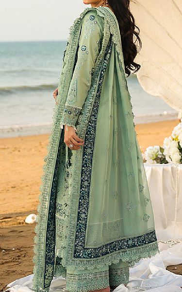 Imrozia Seafoam Green Lawn Suit | Pakistani Lawn Dress in USA- Image 2