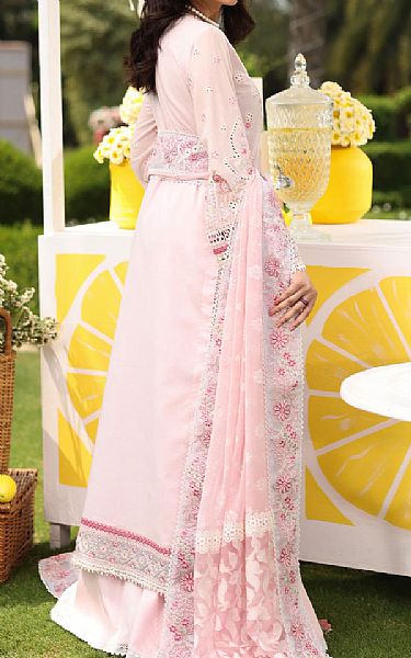 Imrozia Baby Pink Lawn Suit | Pakistani Lawn Dress in USA- Image 2