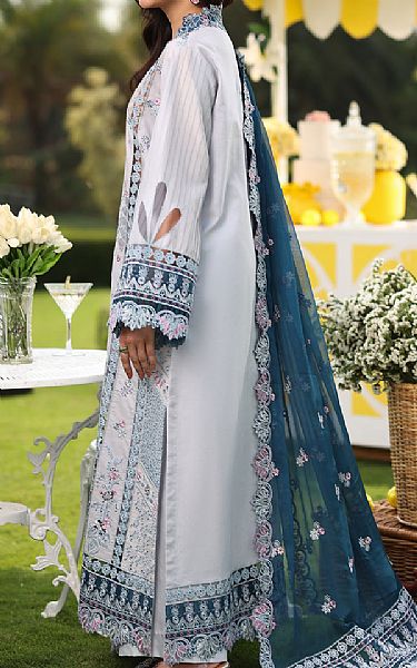 Imrozia Slate Grey Lawn Suit | Pakistani Lawn Dress in USA- Image 2