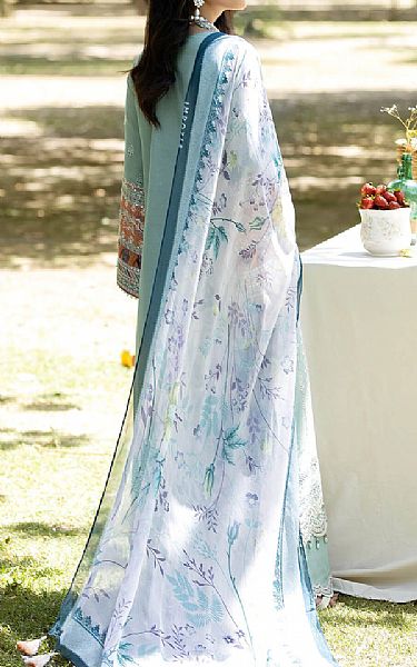 Imrozia Shadow Green Lawn Suit | Pakistani Lawn Suits- Image 2