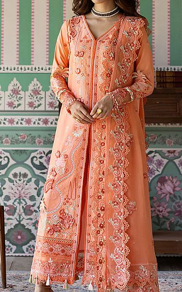 Imrozia Coral Lawn Suit | Pakistani Lawn Dress in USA- Image 1