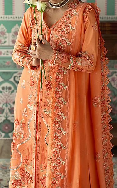 Imrozia Coral Lawn Suit | Pakistani Lawn Dress in USA- Image 2