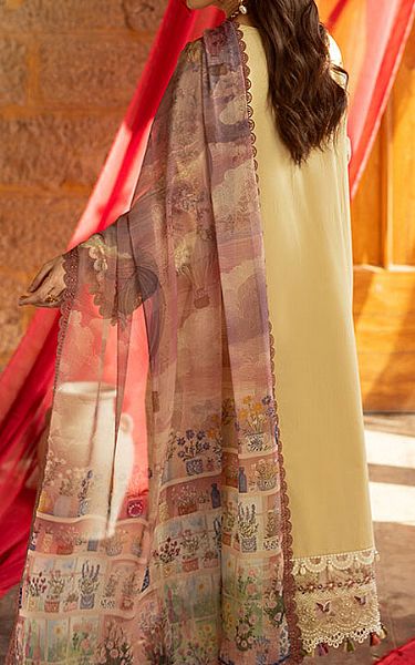 Imrozia Ivory Lawn Suit | Pakistani Lawn Dress in USA- Image 2