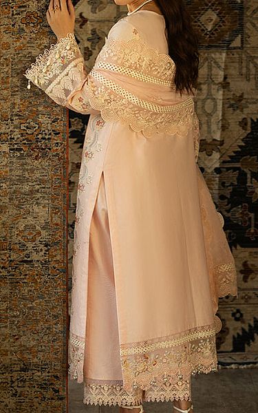 Imrozia Powder Pink Lawn Suit | Pakistani Lawn Dress in USA- Image 2