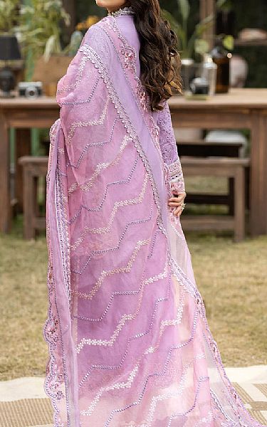Imrozia Lavender Lawn Suit | Pakistani Lawn Suits- Image 2