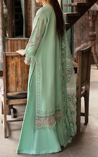 Imrozia Mint Green Lawn Suit | Pakistani Lawn Suits- Image 2