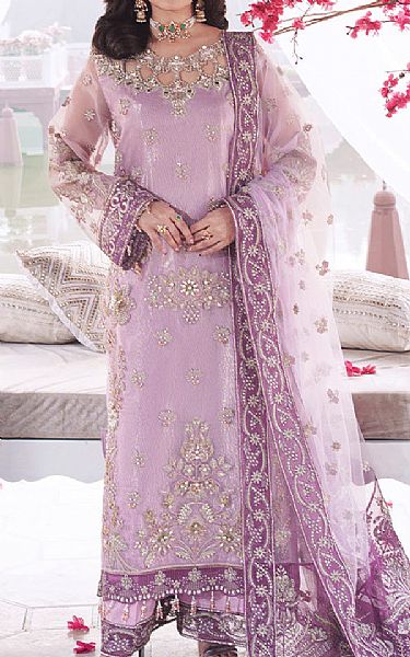 Imrozia Pink Pearl Organza Suit | Pakistani Embroidered Chiffon Dresses USA- Image 1