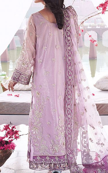 Imrozia Pink Pearl Organza Suit | Pakistani Embroidered Chiffon Dresses USA- Image 2
