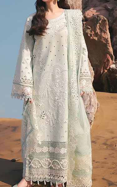 Imrozia Pistachio Green Lawn Suit | Pakistani Lawn Dress in USA- Image 1