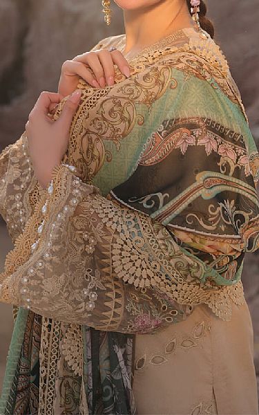 Imrozia Ivory Lawn Suit | Pakistani Lawn Dress in USA- Image 2
