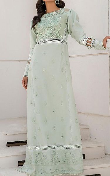 Ittehad Pistachio Green Lawn Suit (2 Pcs) | Pakistani Dresses in USA- Image 1