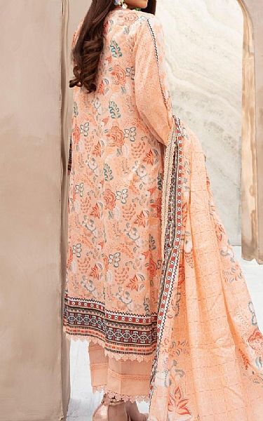 Ittehad Peach Lawn Suit | Pakistani Dresses in USA- Image 2