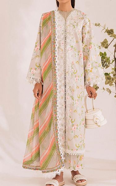 Ittehad White Lawn Suit | Pakistani Lawn Suits- Image 1