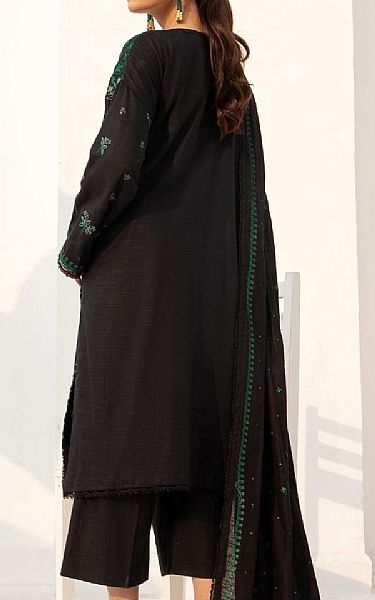 Ittehad Black Khaddar Suit | Pakistani Winter Dresses- Image 2
