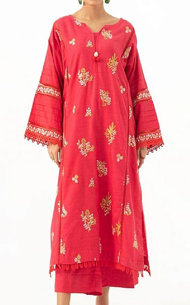 Ittehad Cardinal Khaddar Suit (2 pcs) | Pakistani Winter Dresses- Image 1