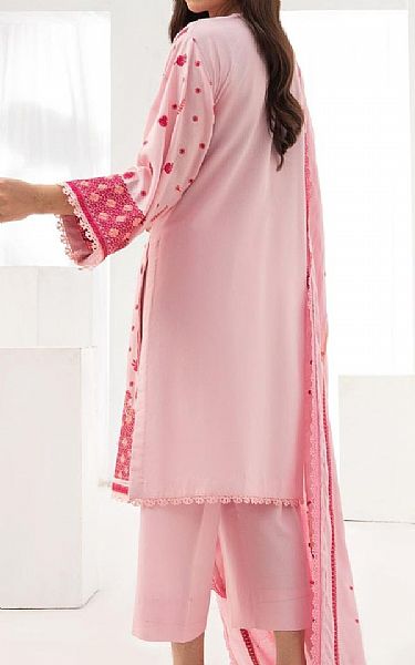 Ittehad Pink Flare Karandi Suit | Pakistani Winter Dresses- Image 2