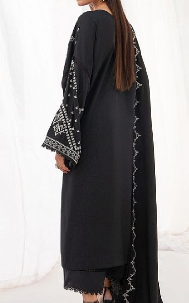 Ittehad Black Karandi Suit | Pakistani Winter Dresses- Image 2
