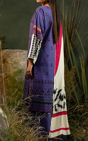 Ittehad Purple Haze Khaddar Suit | Pakistani Winter Dresses- Image 2