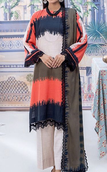 Ittehad Multi Khaddar Suit | Pakistani Winter Dresses- Image 1