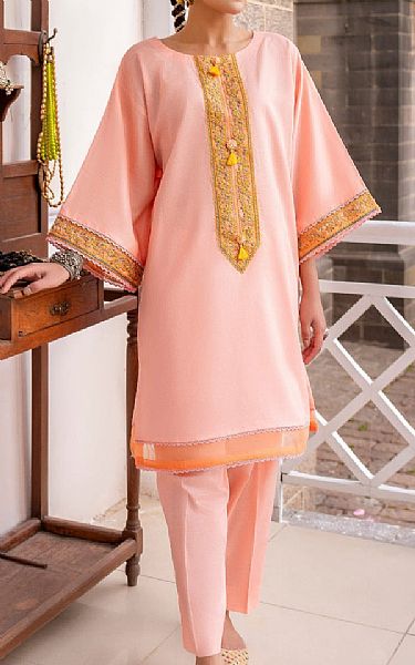 Ittehad Pink Lawn Suit (2 pcs) | Pakistani Lawn Suits- Image 1