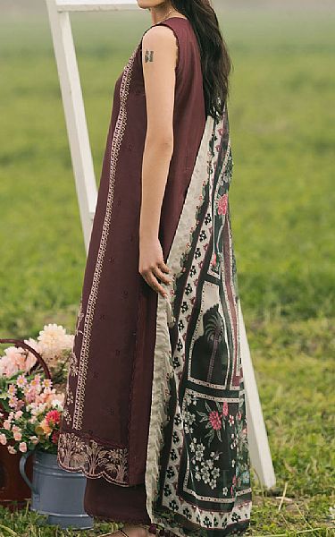 Izel Brown Lawn Suit | Pakistani Lawn Dress in USA- Image 2