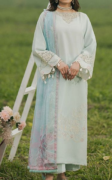 Izel Sky Blue Lawn Suit | Pakistani Lawn Dress in USA- Image 1