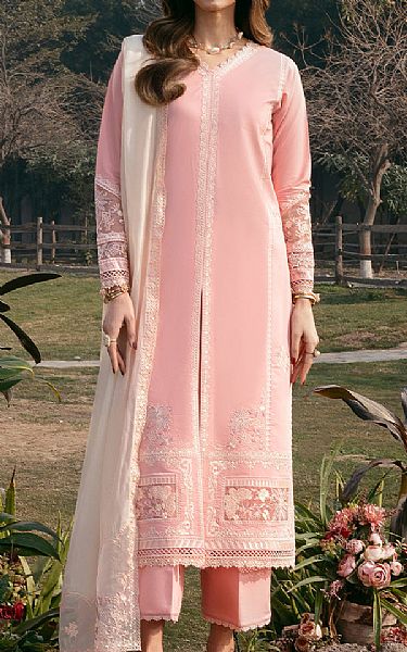 Izel Pink Lawn Suit | Pakistani Lawn Dress in USA- Image 1
