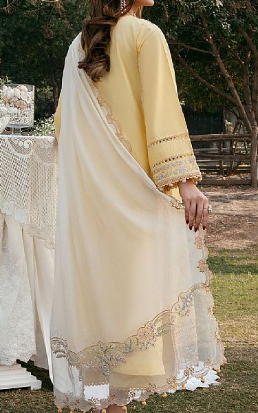 Izel Cream Lawn Suit | Pakistani Lawn Dress in USA- Image 2