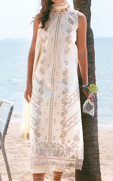 Izel White Lawn Suit | Pakistani Lawn Dress in USA- Image 1
