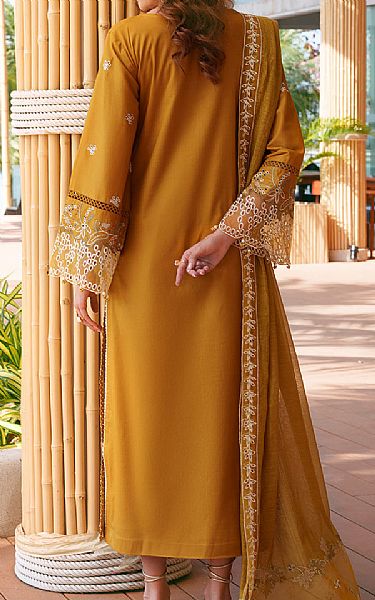 Izel Mustard Lawn Suit | Pakistani Lawn Dress in USA- Image 2