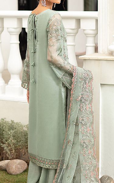 Iznik Pistachio Green Massori Suit | Pakistani Dresses in USA- Image 2