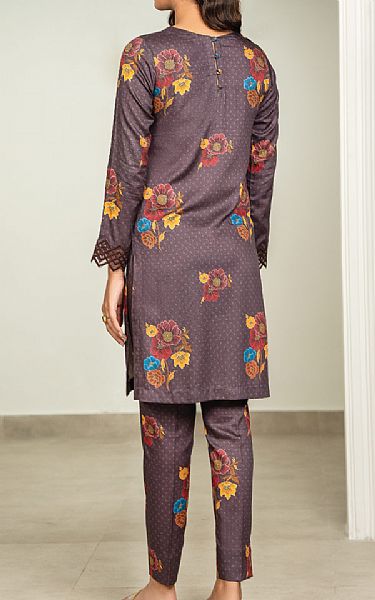 Iznik English Violet Linen Suit (2 Pcs) | Pakistani Winter Dresses- Image 2