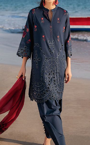 Iznik Pickled Bluewood Lawn Suit | Pakistani Lawn Dress in USA- Image 1