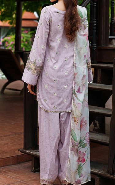 Iznik Lilac Lawn Suit | Pakistani Lawn Dress in USA- Image 2