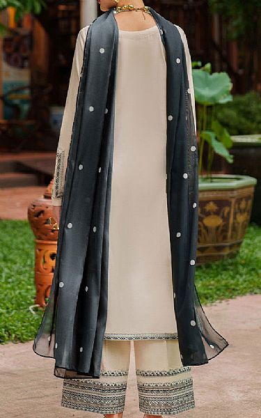 Iznik Beige Lawn Suit | Pakistani Lawn Dress in USA- Image 2