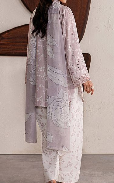 Iznik Lilac/Off White Lawn Suit | Pakistani Lawn Dress in USA- Image 2