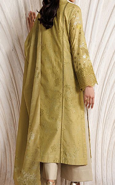Iznik Sand Gold Lawn Suit | Pakistani Lawn Dress in USA- Image 2