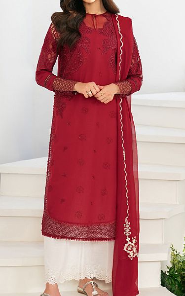 Iznik Scarlet Lawn Suit | Pakistani Lawn Dress in USA- Image 1