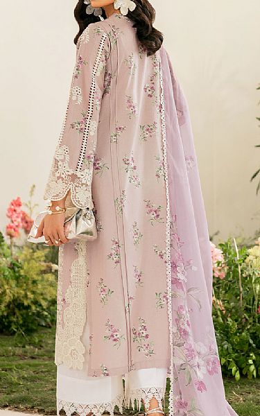 Iznik Pastel Grey Lawn Suit | Pakistani Lawn Dress in USA- Image 2