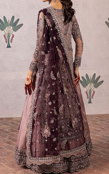 Iznik Tea Pink Chiffon Suit | Pakistani Embroidered Chiffon Dresses- Image 2