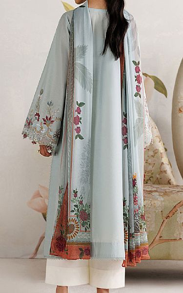Iznik Ice Blue Lawn Suit | Pakistani Lawn Dress in USA- Image 2