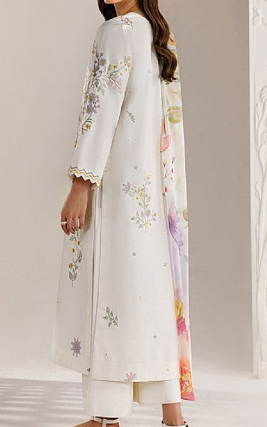 Iznik Pearl White Lawn Suit | Pakistani Lawn Dress in USA- Image 2