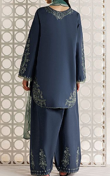 Iznik Navy Blue Lawn Suit | Pakistani Lawn Dress in USA- Image 2