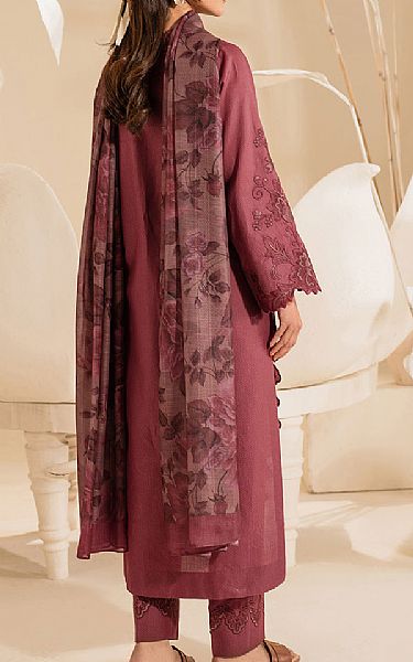 Iznik Solid Pink Lawn Suit | Pakistani Lawn Dress in USA- Image 2