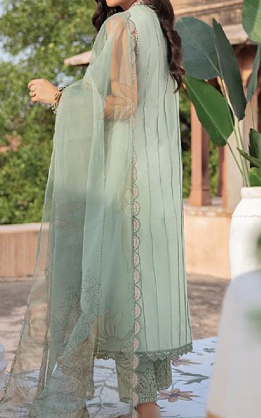 Iznik Pistachio Green Lawn Suit | Pakistani Wedding Dresses- Image 2