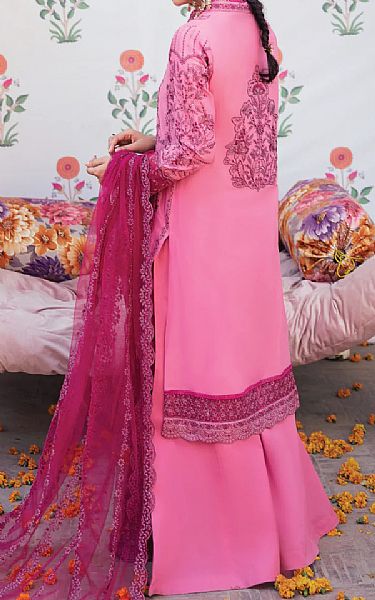 Iznik Pink Lawn Suit | Pakistani Wedding Dresses- Image 2