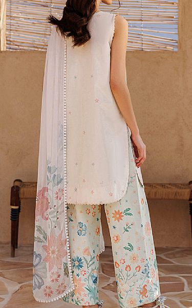 Iznik Off White Lawn Suit | Pakistani Lawn Dress in USA- Image 2